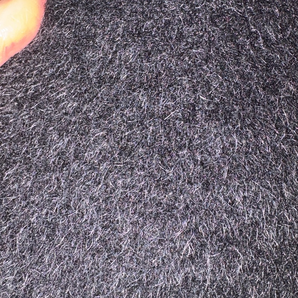 Women's Gray Coat Alpaca Wool - Picture 6 of 7
